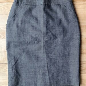 Ann Taylor Charcoal Pencil Skirt